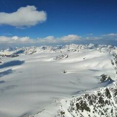 Flugwegposition um 15:37:23: Aufgenommen in der Nähe von 39027 Graun im Vinschgau, Südtirol, Italien in 3634 Meter